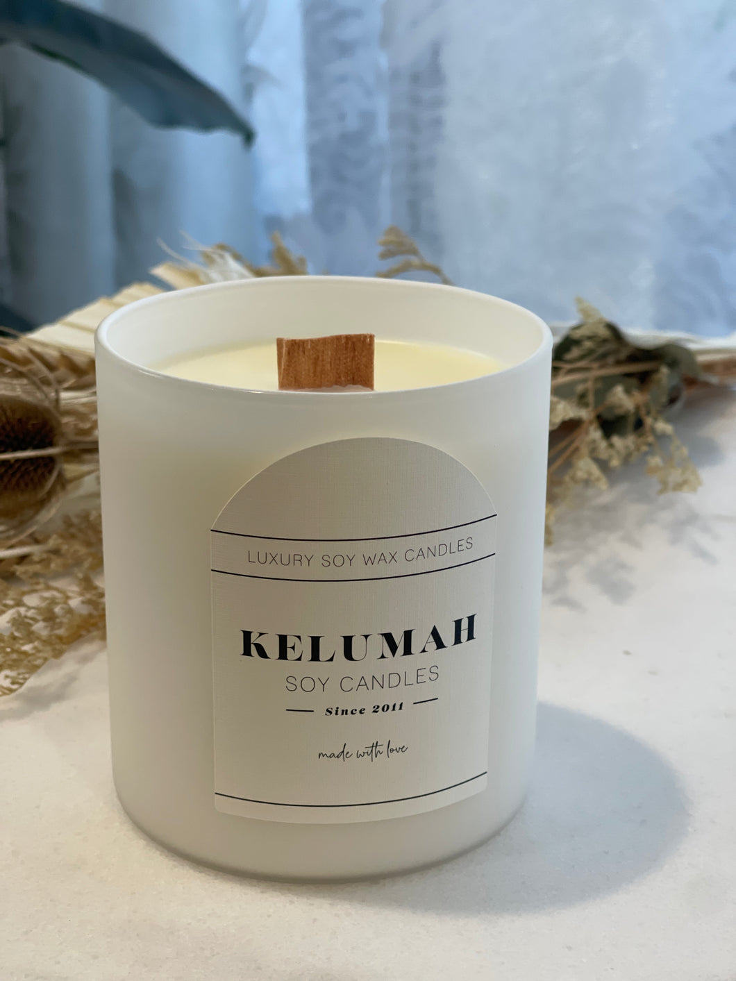 Large Urban Candle - White