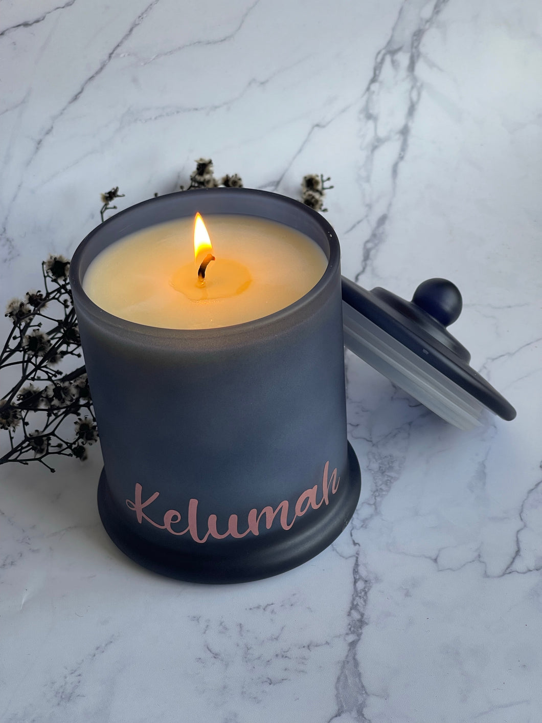 Navy Danube Candle